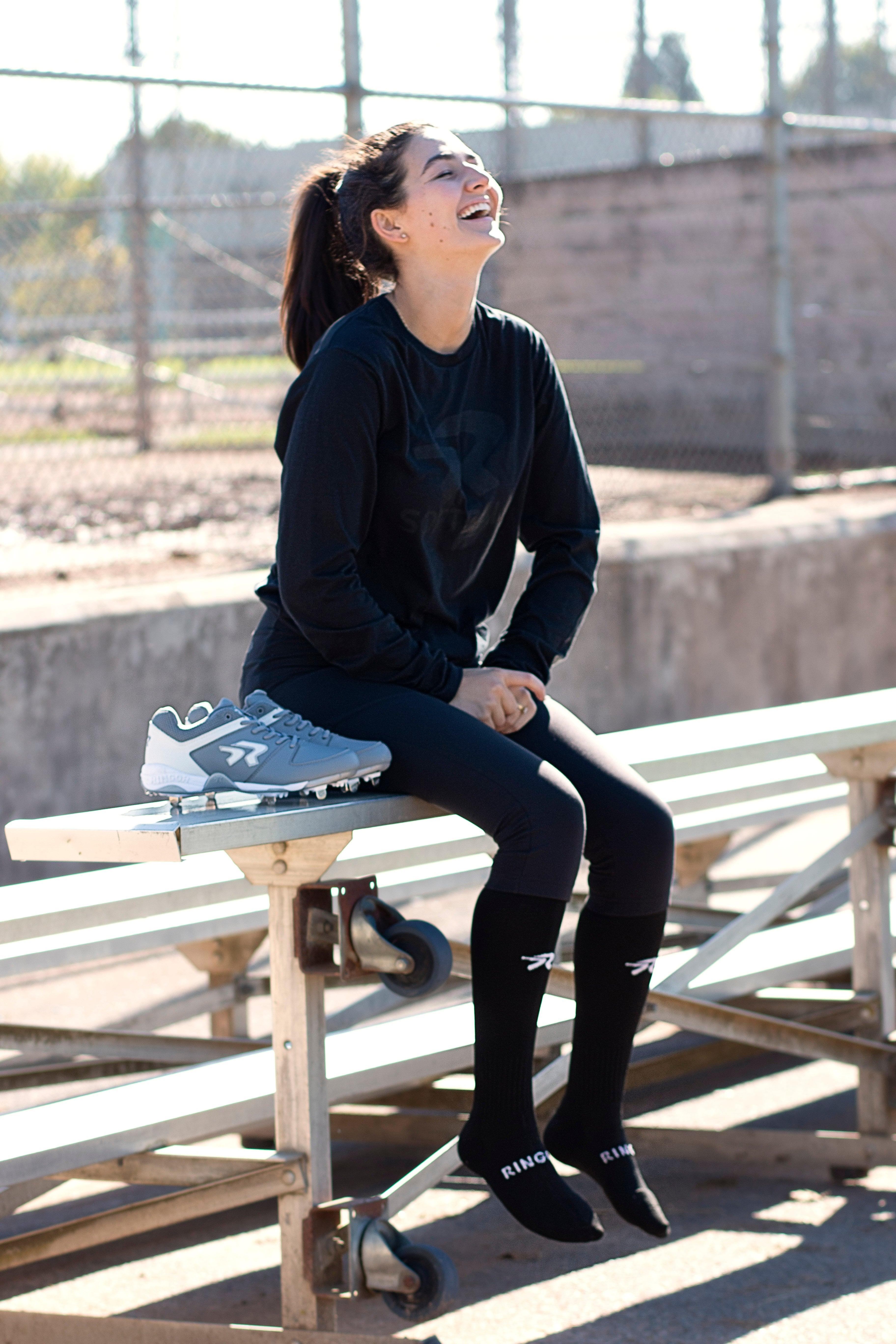 Softball Spikes Women's Wide Flite with Pitching Toe Hiatt